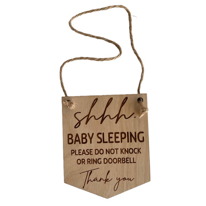 Shhh Baby Sleeping Sign