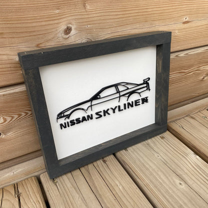 Skyline | Wood Sign