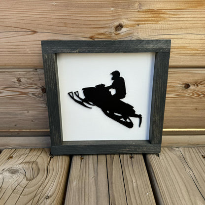 Snowmobile | Wood Sign