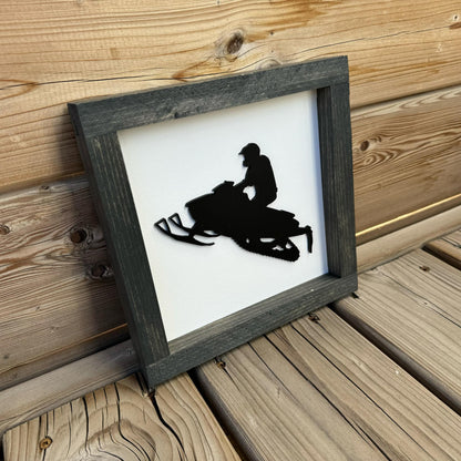 Snowmobile | Wood Sign