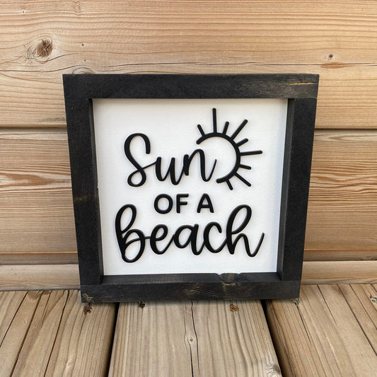 Sun Of A Beach | Wood Sign