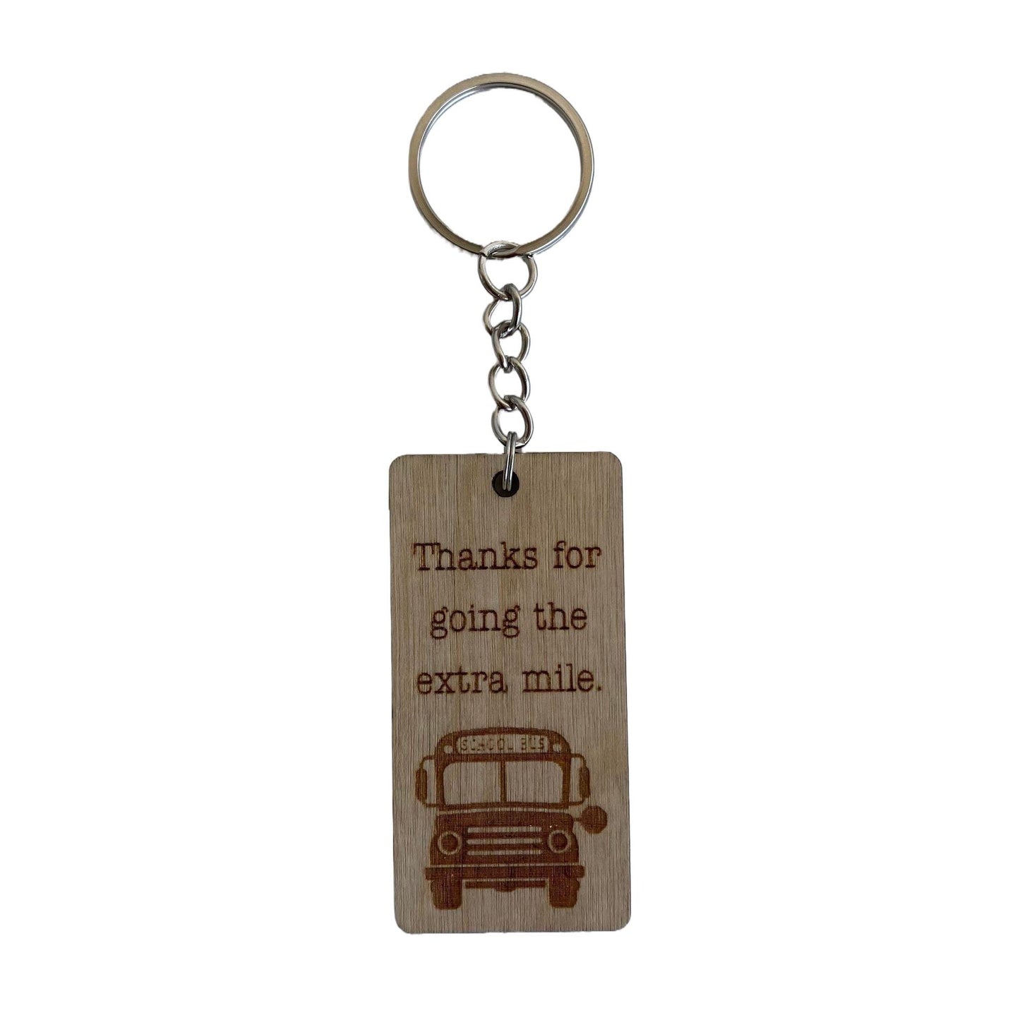 Thanks For Going The Extra Mile | Keychain