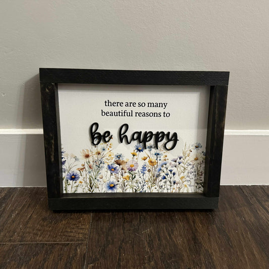 There Are So Many Beautiful Reasons | Wood Sign