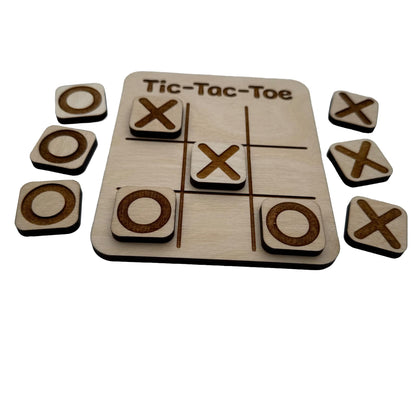 Tic-Tac-Toe | Wood Board Game