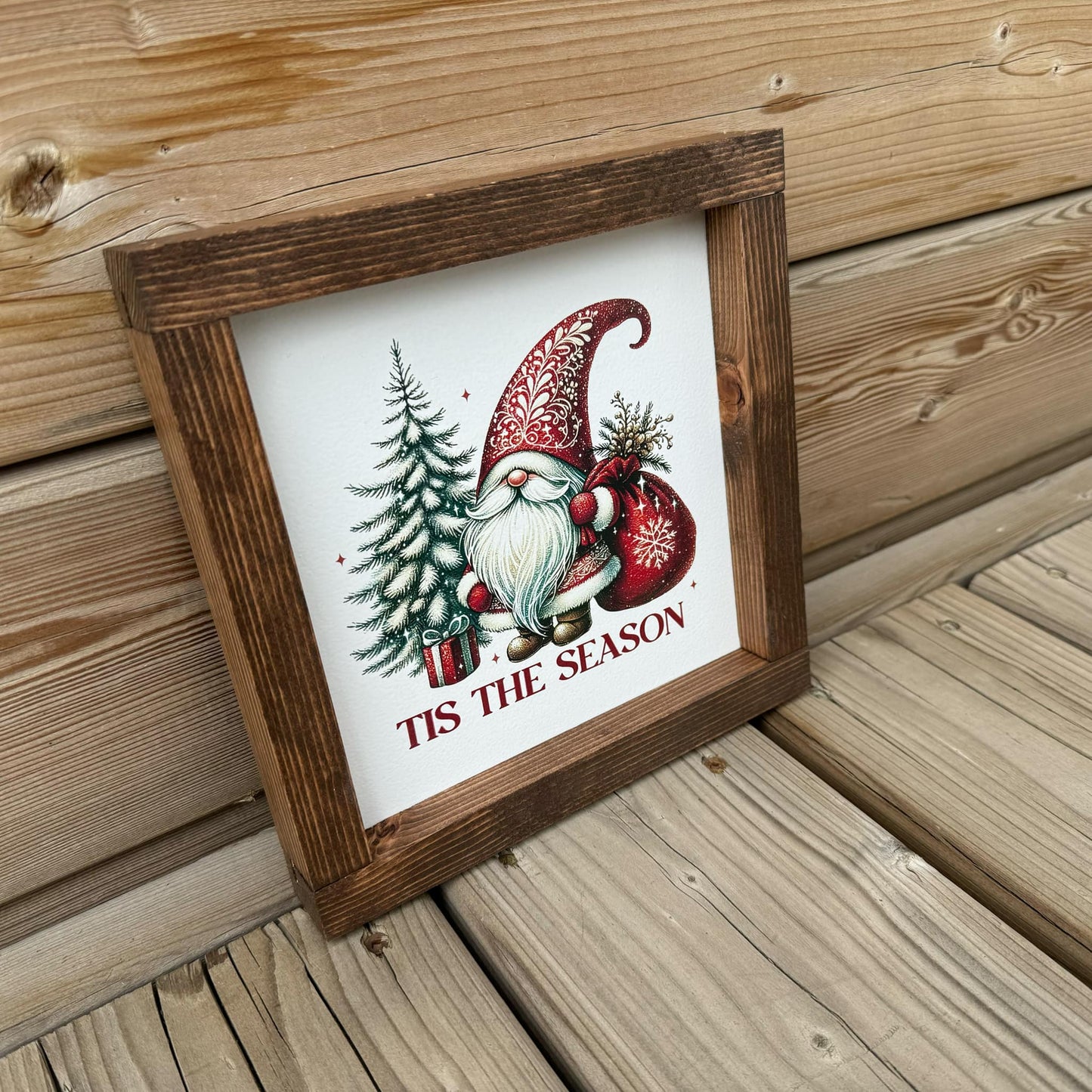 Tis The Season | Wood Sign