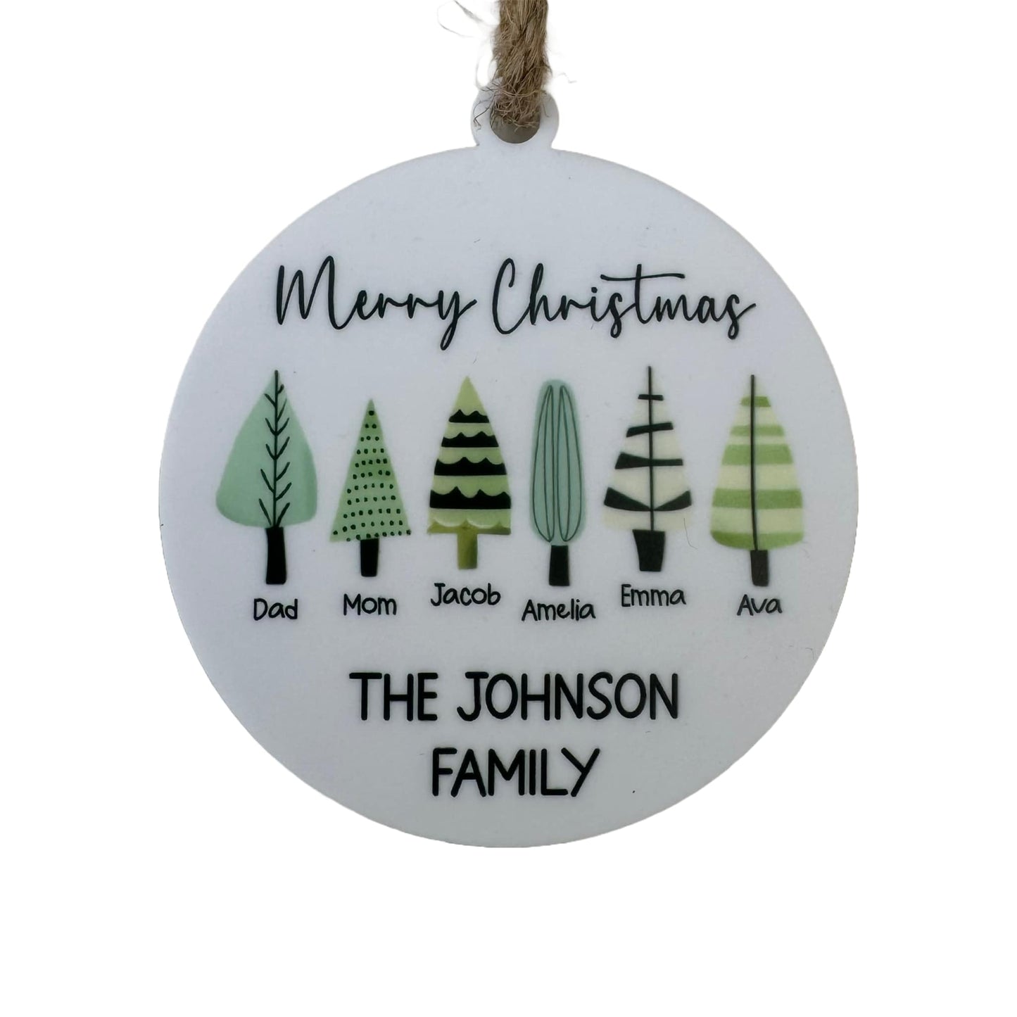 Tree Family | Personalized Ornament