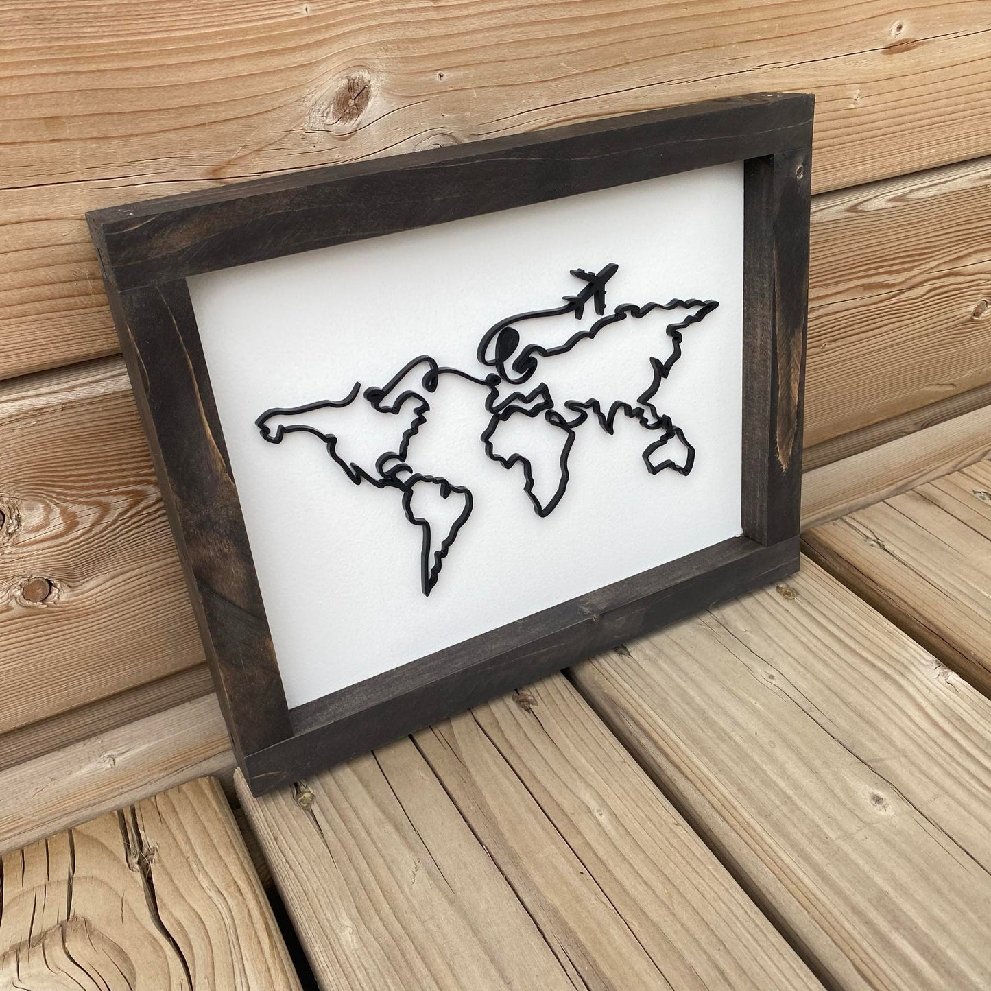 Trip Around The World | Wood Sign