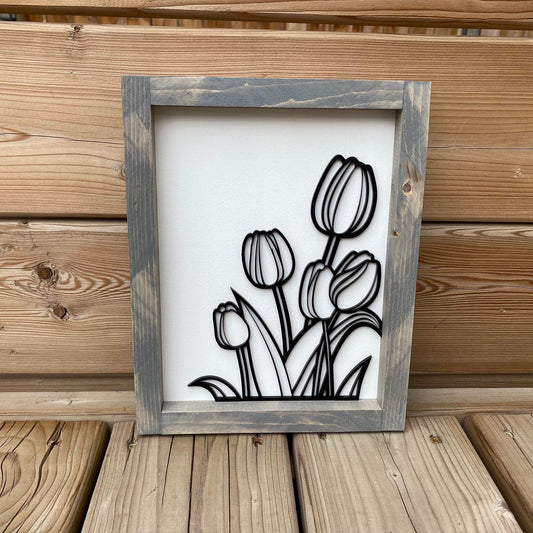 Tulips | Wood Sign