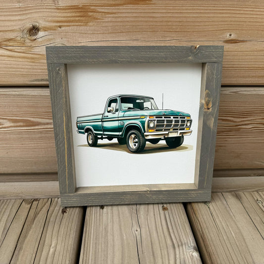 Vintage Truck | Wood Sign