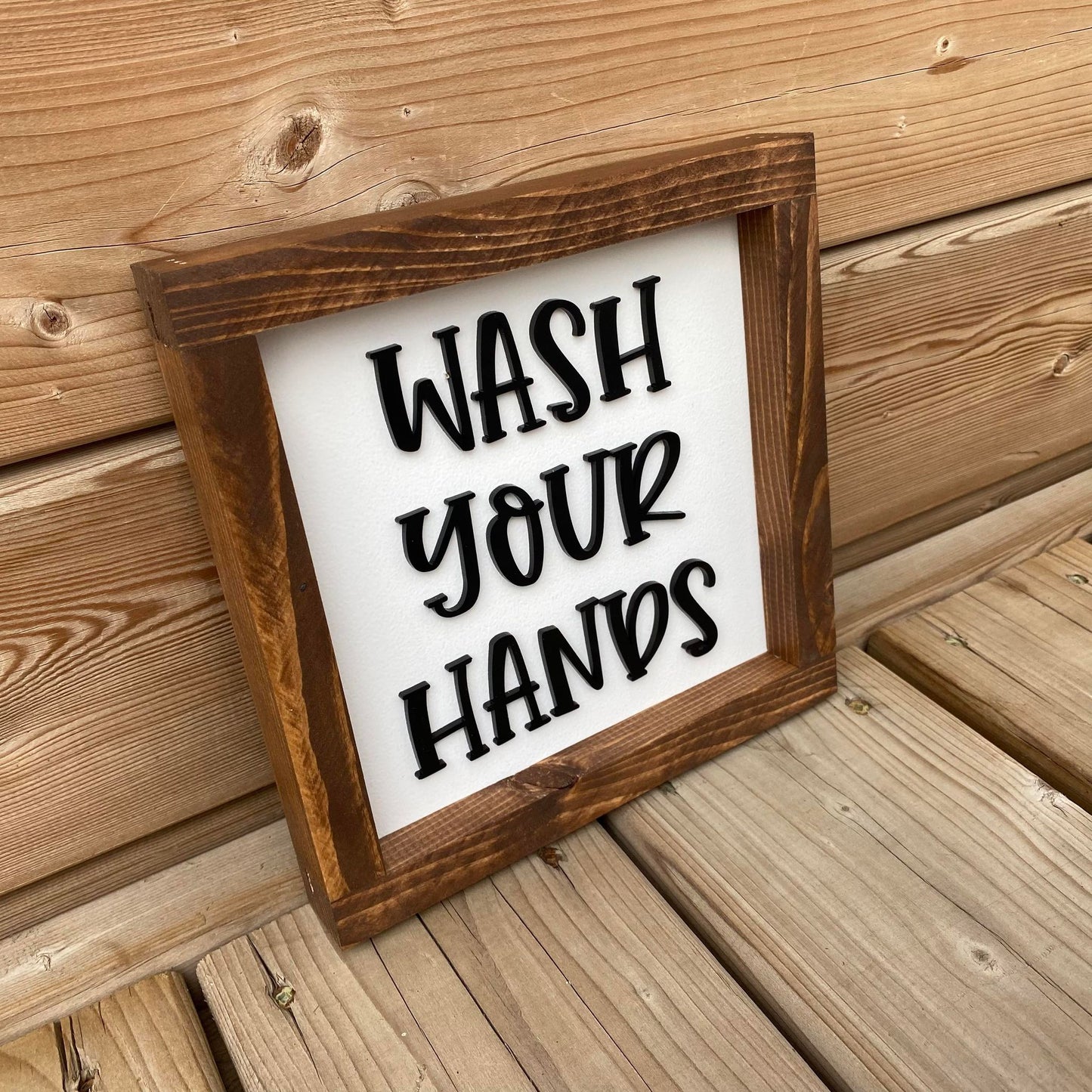 Wash Your Hands | Wood Sign