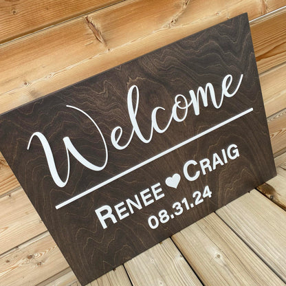 Welcome Wedding Sign