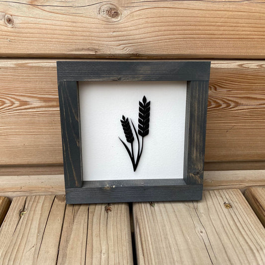 Wheat Mini | Wood Sign - 6in