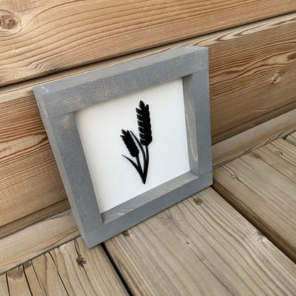 Wheat Mini | Wood Sign - 6in