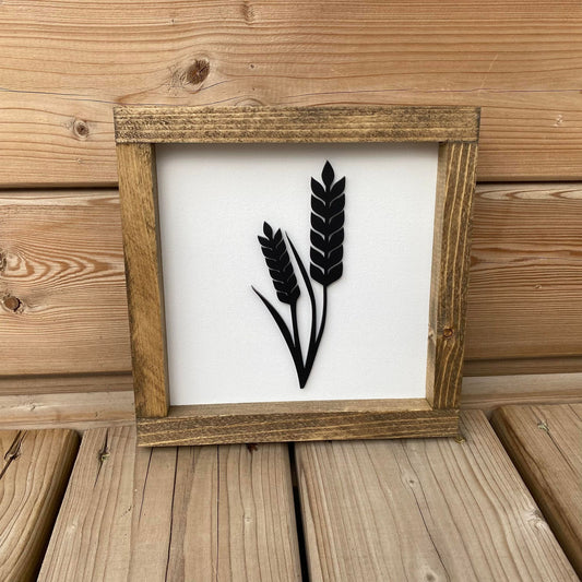 Wheat | Wood Sign