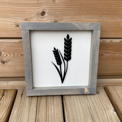 Wheat | Wood Sign