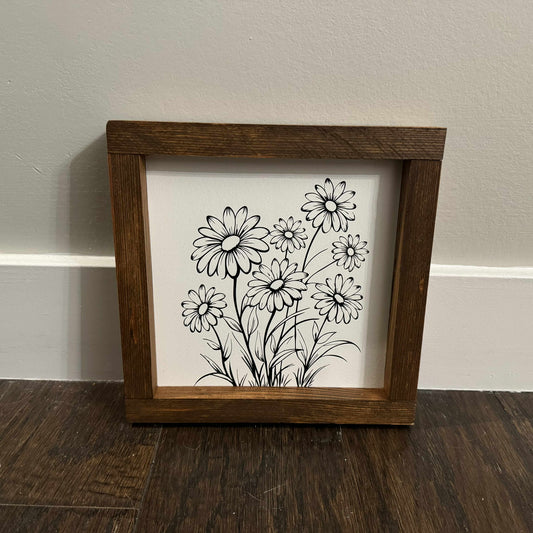Wildflowers | Wood Sign