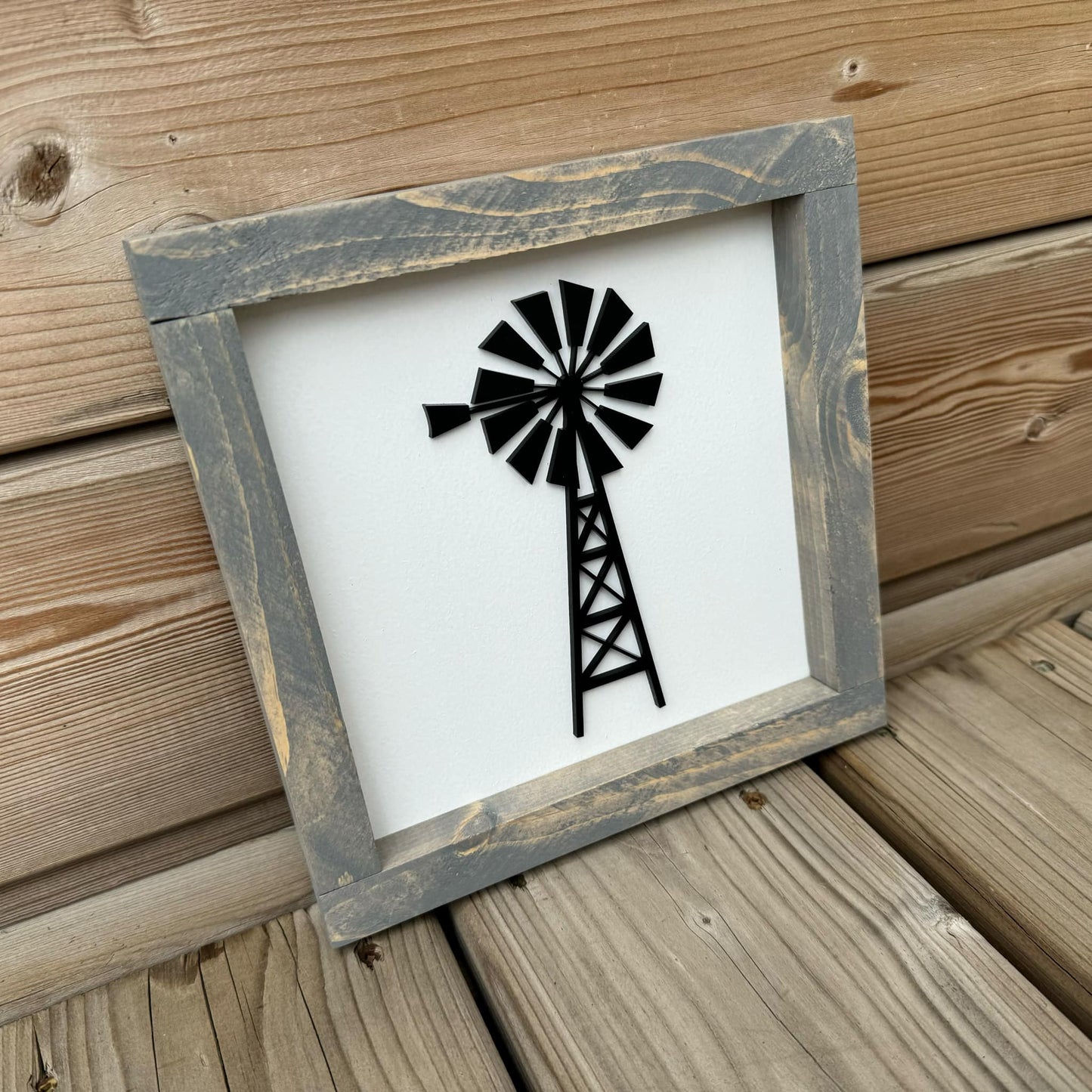 Windmill | Wood Sign