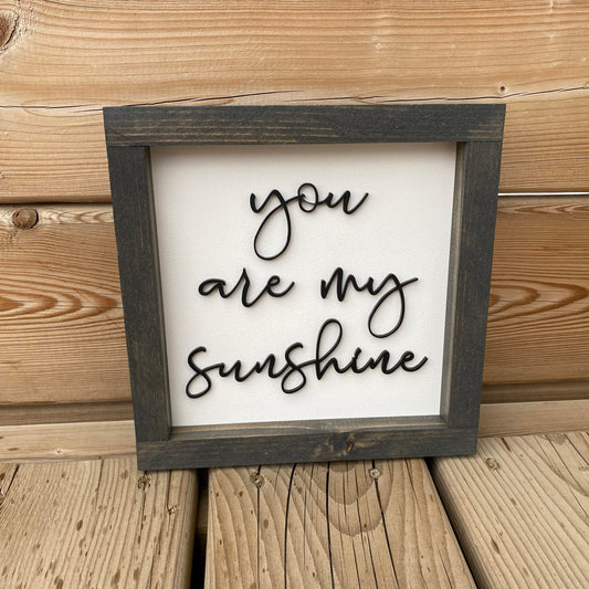 You Are My Sunshine | Wood Sign