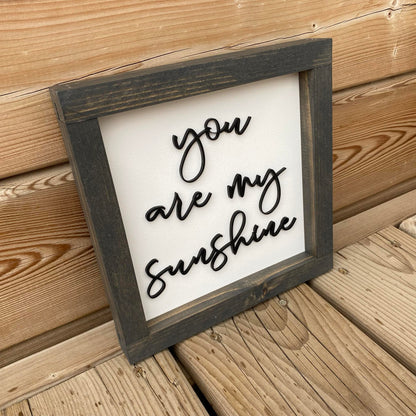 You Are My Sunshine | Wood Sign