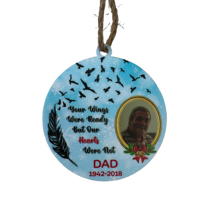 Your Wings Were Ready | Personalized Ornament