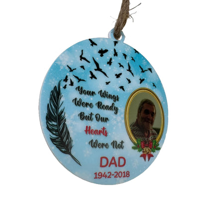 Your Wings Were Ready | Personalized Ornament