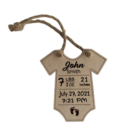 Baby Birth Stat | Personalized Ornament