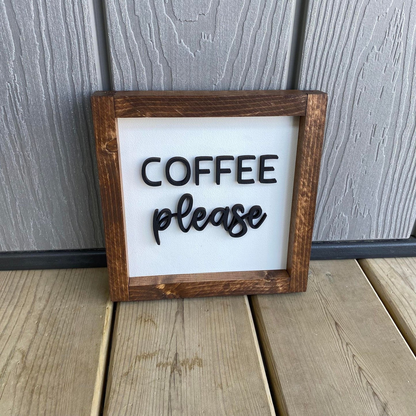 Coffee Please | Wood Sign