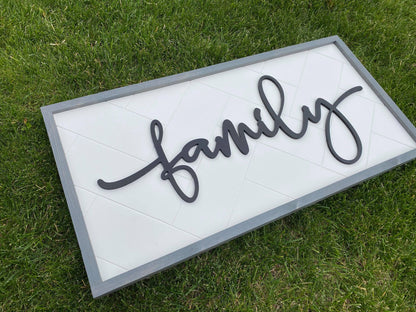 Family | Wood Sign