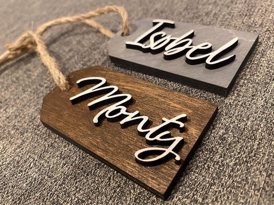 Gift Tag - 3D Name