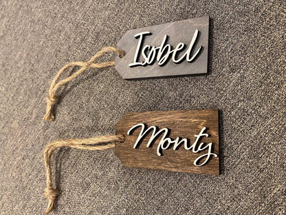 Gift Tag - 3D Name