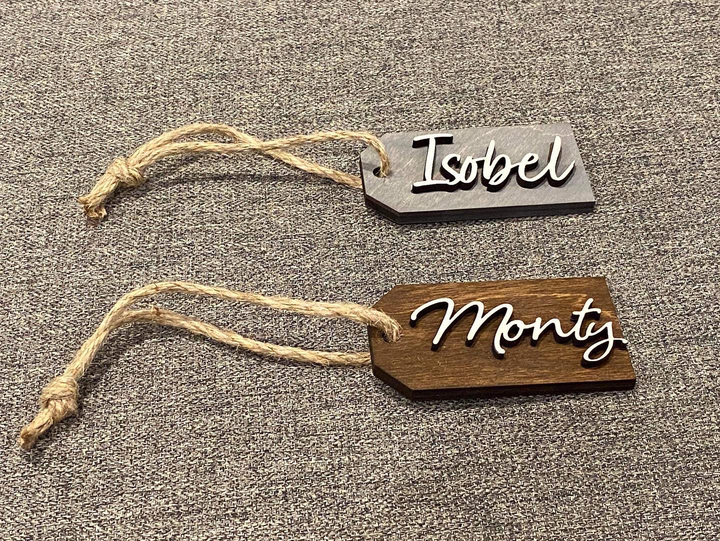 Gift Tag - 3D Name