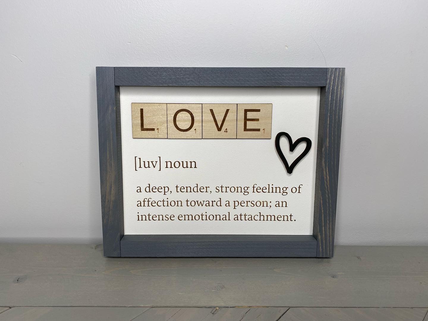 Love Defition | Wood Sign