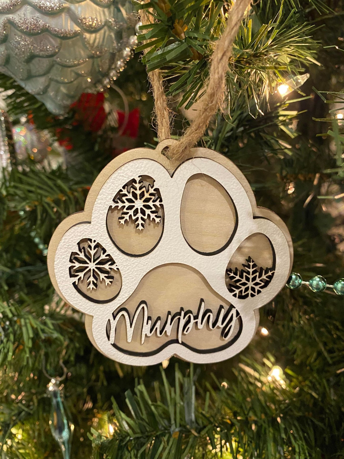 Pet Paw | Personalized Ornament