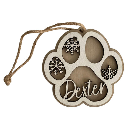 Pet Paw | Personalized Ornament