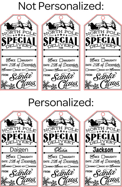 Santa Gift Tag