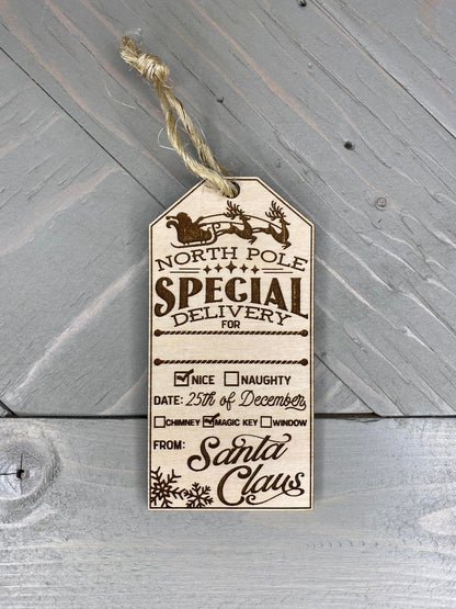Santa Gift Tag