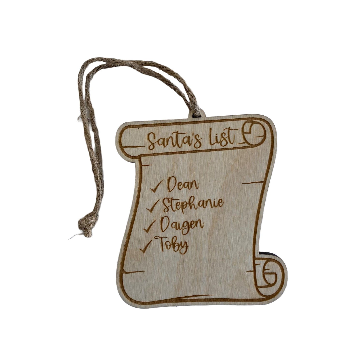 Santa List | Personalized Ornament