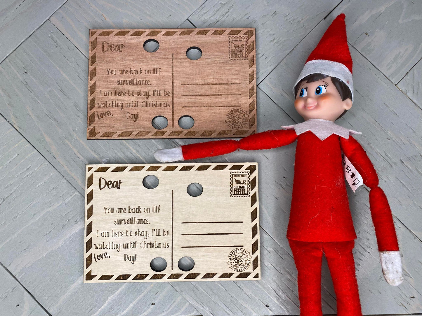 Wooden Elf Postcard