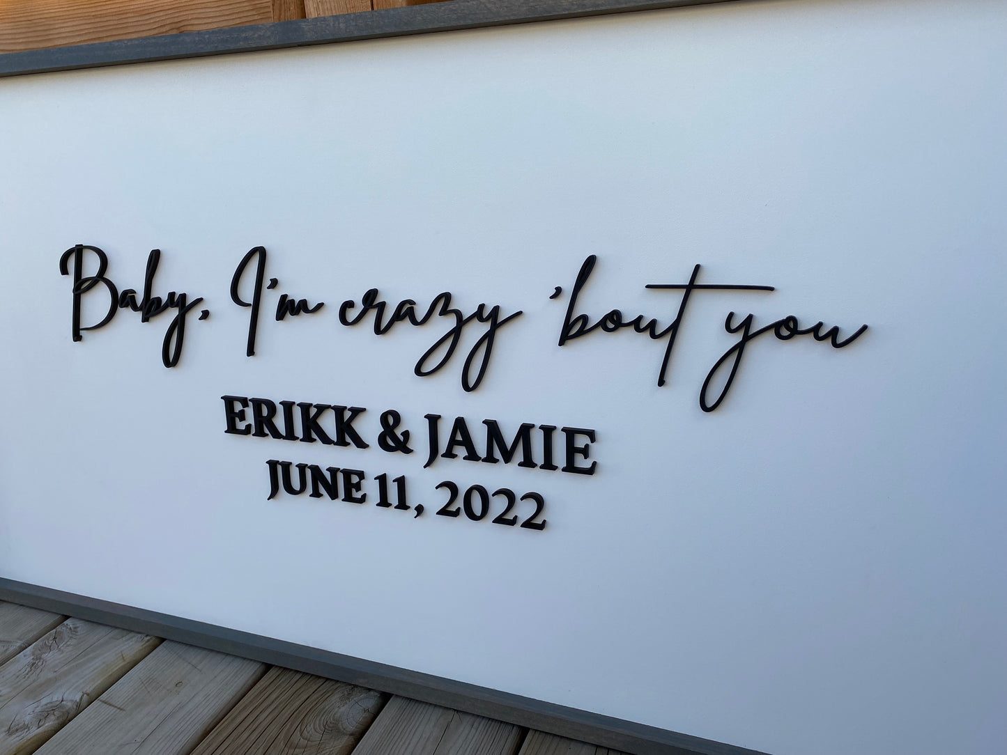 Framed Guestbook Sign | Wood Sign