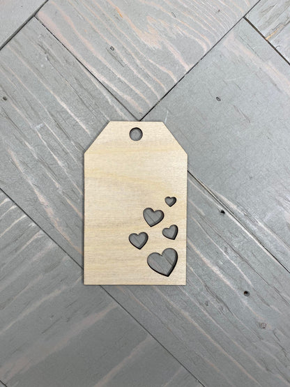 Hearts Gift Tag